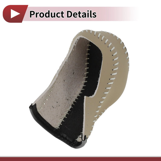 1 Pc Gear Shift Knob Cover for G25 Black Beige Faux Leather (2011-2012)