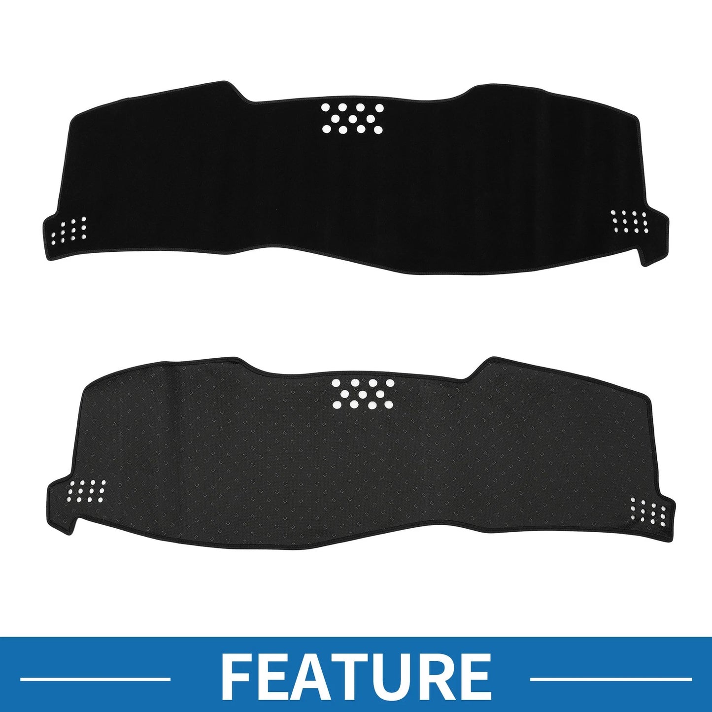 Dashboard Cover Mat for Toyota Avalon Limited/XL/XLS (2005-2010) Black