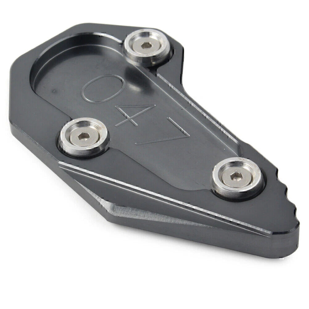 Grey Kickstand Extension Pad for BMW R1200R R1200RS LC (2015-2016)