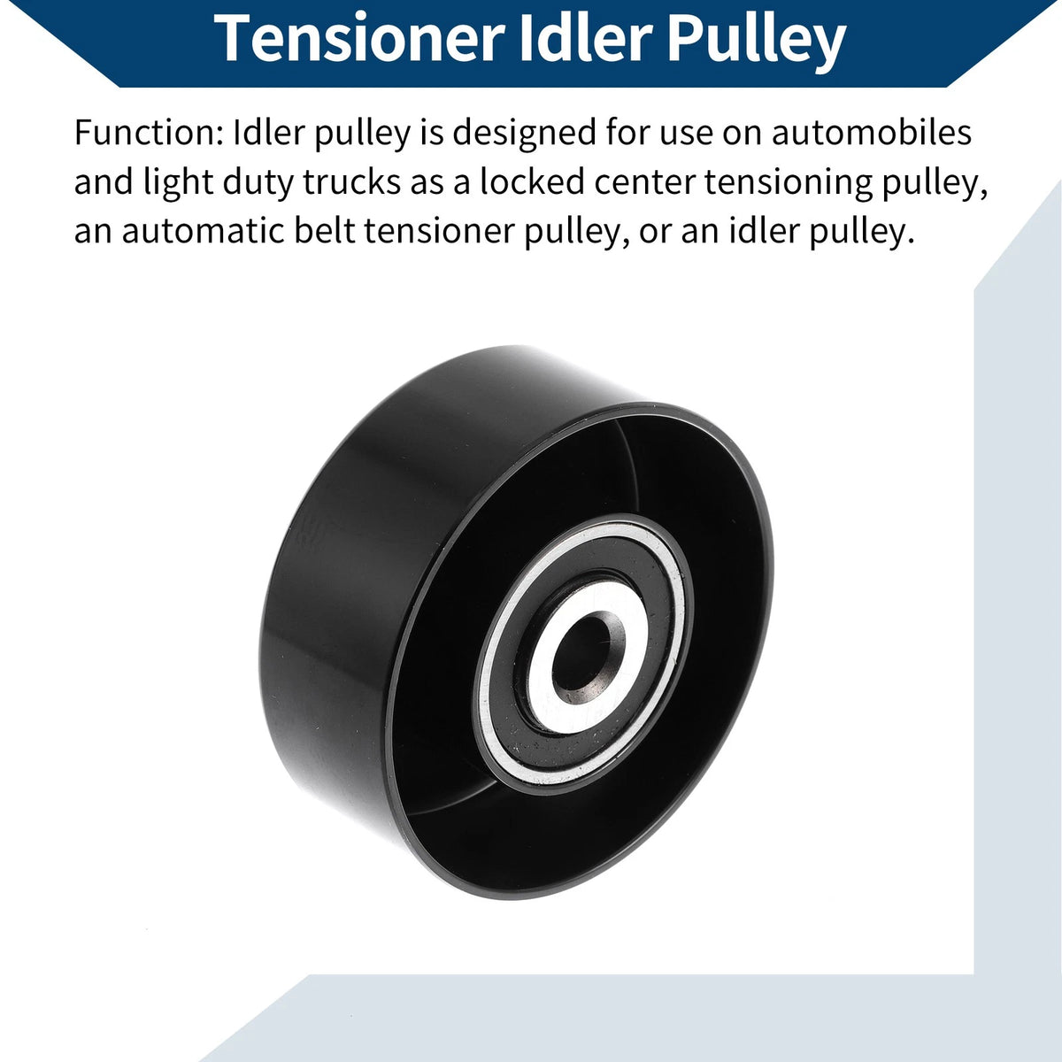 Drive Belt Idler Pulley for Hyundai Santa Fe (2007-2018) 1 Pc