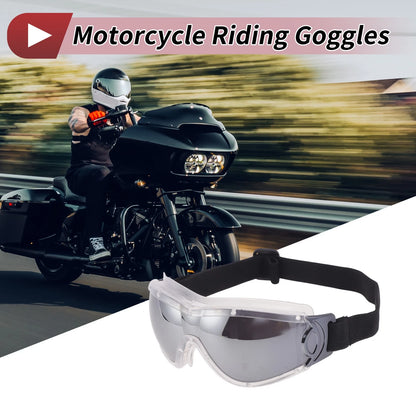 Motorcycle Riding Goggles for PC PU Cycling Sunglasses