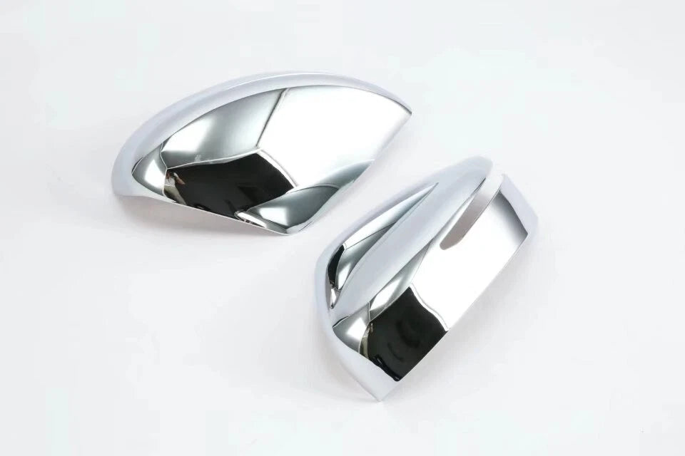 ABS Rearview Mirror Side Lid Cover Trim for Nissan Kicks (2016-2020) 2 x Chrome