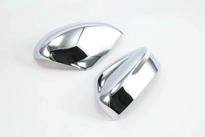 ABS Rearview Mirror Side Lid Cover Trim for Nissan Kicks (2016-2020) 2 x Chrome