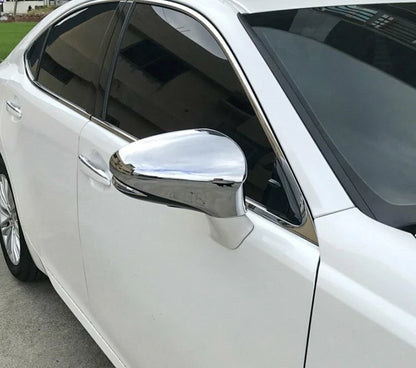 Chrome Side Door Mirror Covers for Lexus ES (2016-2018)