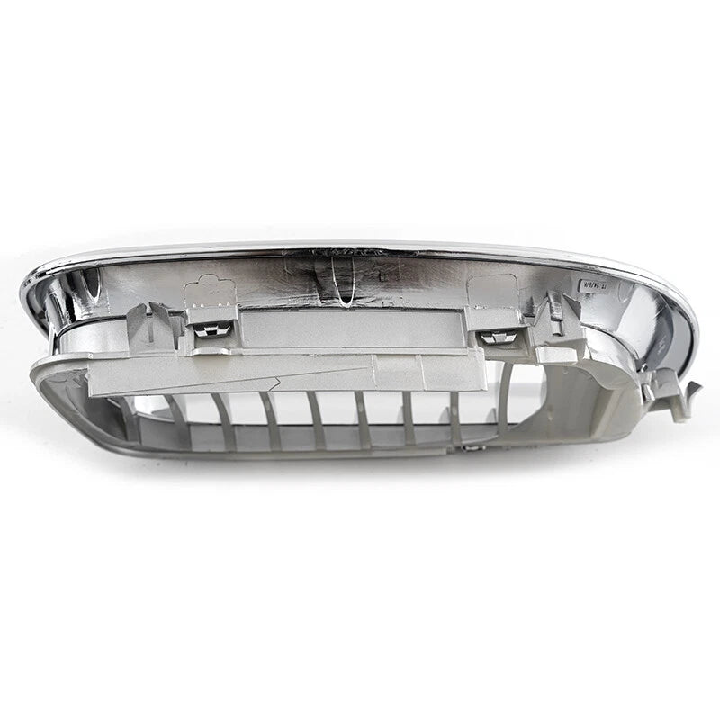 2 x Front Kidney Grills Chrome Silver for BMW E46 320i 325i 330i (2002-2005)