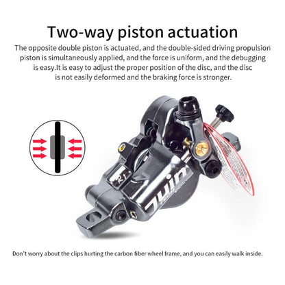 Juin Tech R1 160mm Hydraulic Disc Brake Kit for Ultra-light Bikes