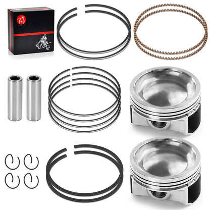 2 x Piston & Rings Set 80mm for Polaris Sportsman 800 (2005–2015)