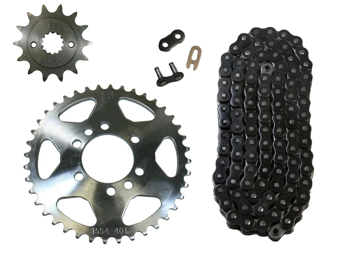 Drive Chain & 520x98 14/41 Sprockets for Kawasaki KFX400 (2003–2006)