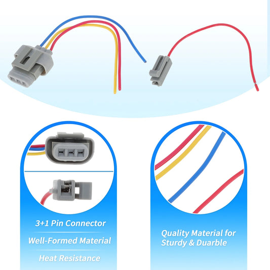2 x Alternator Repair Plug Harness Connectors for Ford Lincoln (2000-2006)