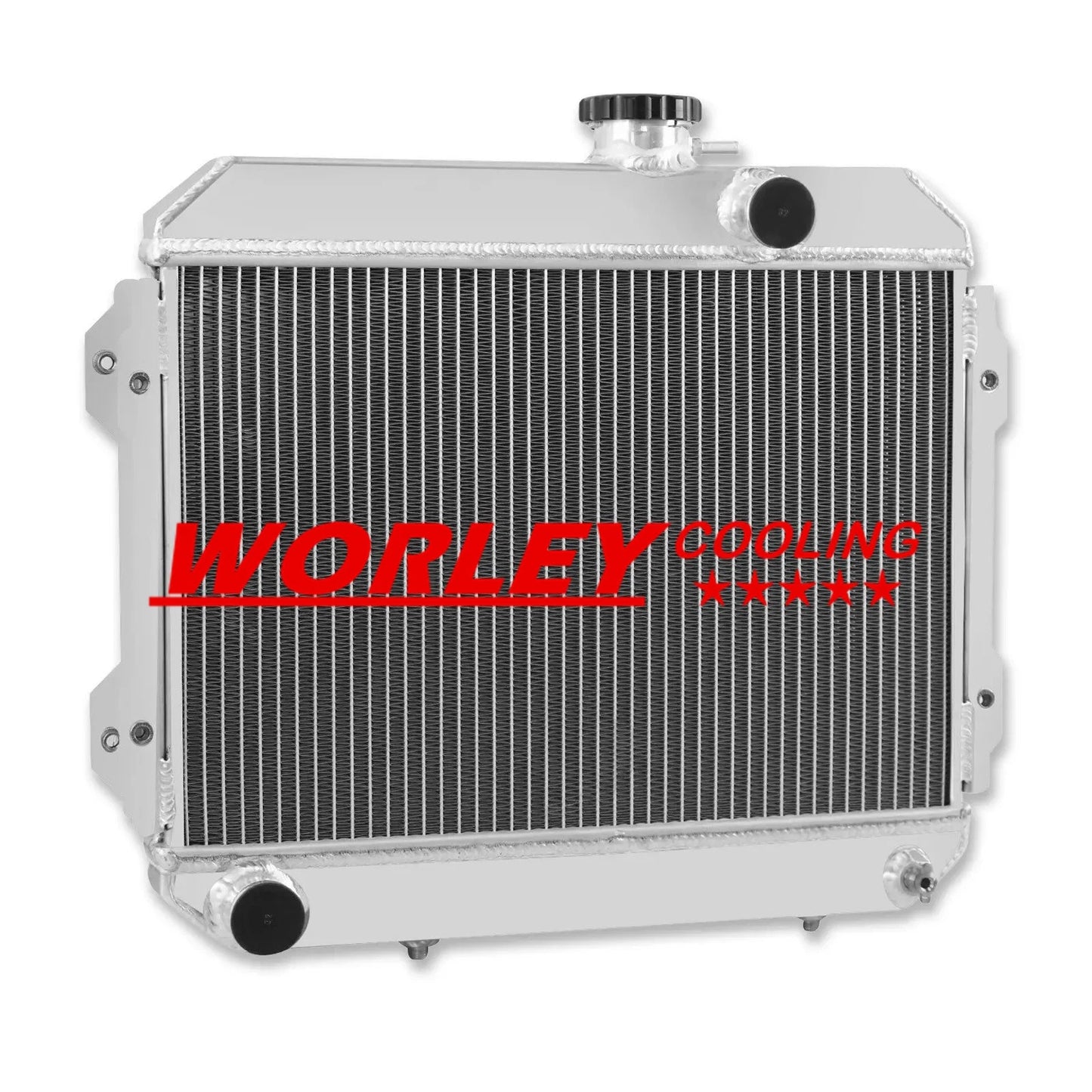 QLD-3 ROW Aluminum Radiator for Toyota Corolla KE30 KE38 KE55 KE70 (1974-1985)