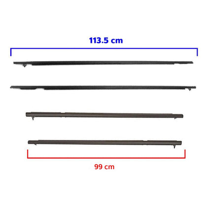 4 Outside Window Moulding Weatherstrip Seal Belt Fits Honda Civic FD 2006-2011