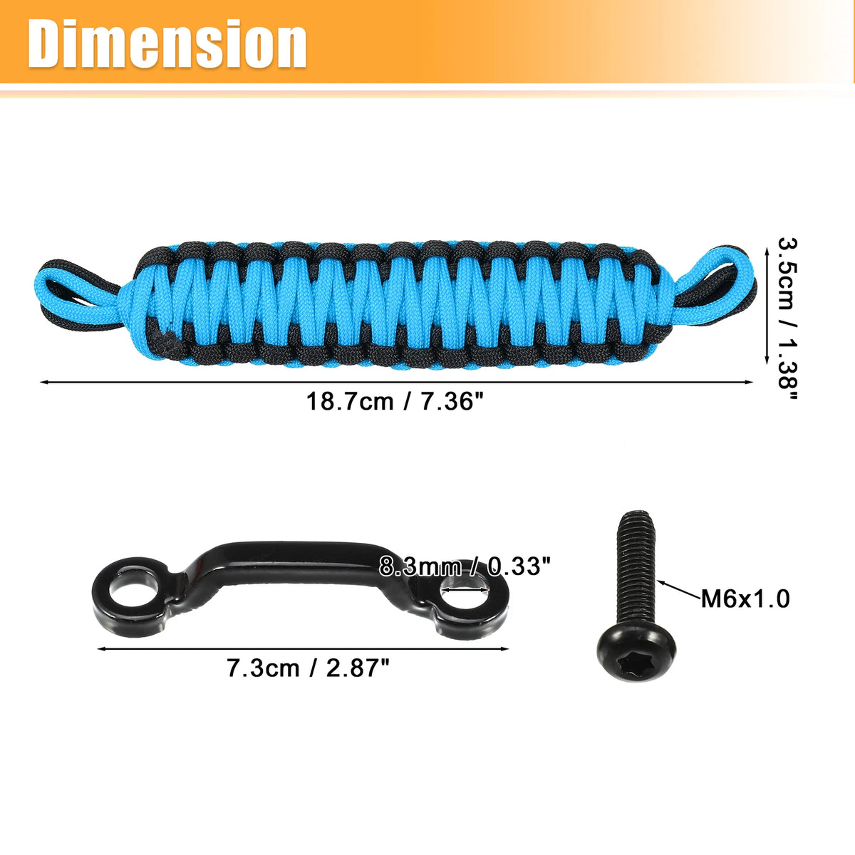 Car Door Limiting Straps  for Jeep Wrangler JK JL (2018-2023) Black Blue