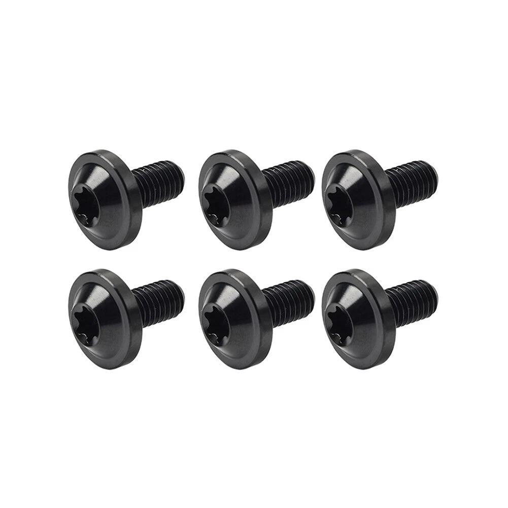 6 x Black Titanium M5x30mm Torx Head Screws for Bike Motorcycle