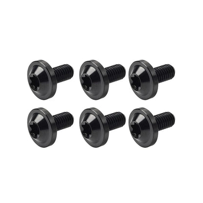6 x Black Titanium M5x30mm Torx Head Screws for Bike Motorcycle