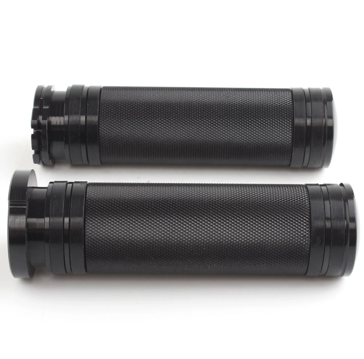 Chrome 1" 25mm CNC Hand Grips for Universal Motorcycle
