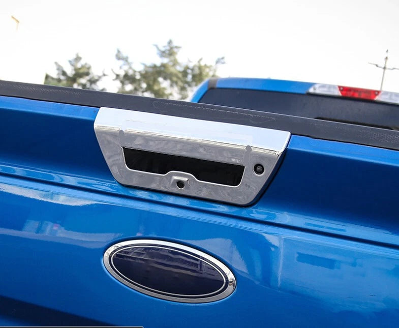 ABS Chrome Rear Tailgate Handle Bowl Cover Trim for Ford F150 (2015-2019)