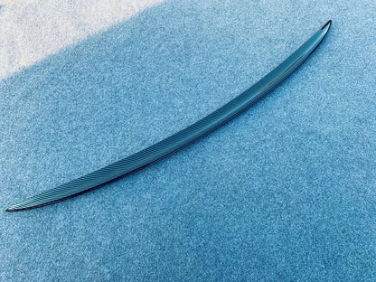 Carbon Fiber Look Rear Window Spoiler Cover for Toyota Harrier Venza (2020-2024)