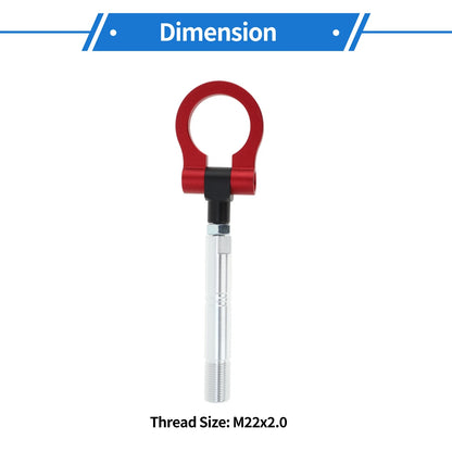 Trailer Ring Eye Towing Hook Red for Toyota Avanza