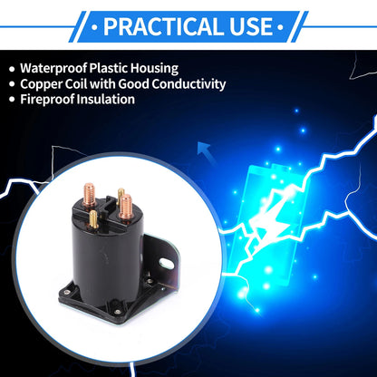 Golf Cart Starter Solenoid Relay 12V 4 Terminal for Yamaha G8 G9 G11 G14 G16 G20