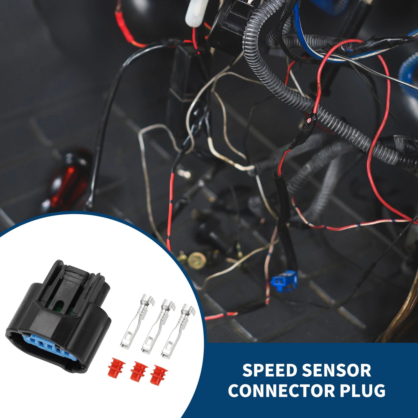 3 Pin Speed Sensor Connector Plug for Honda Odyssey Accord CR-V (2003-2007)