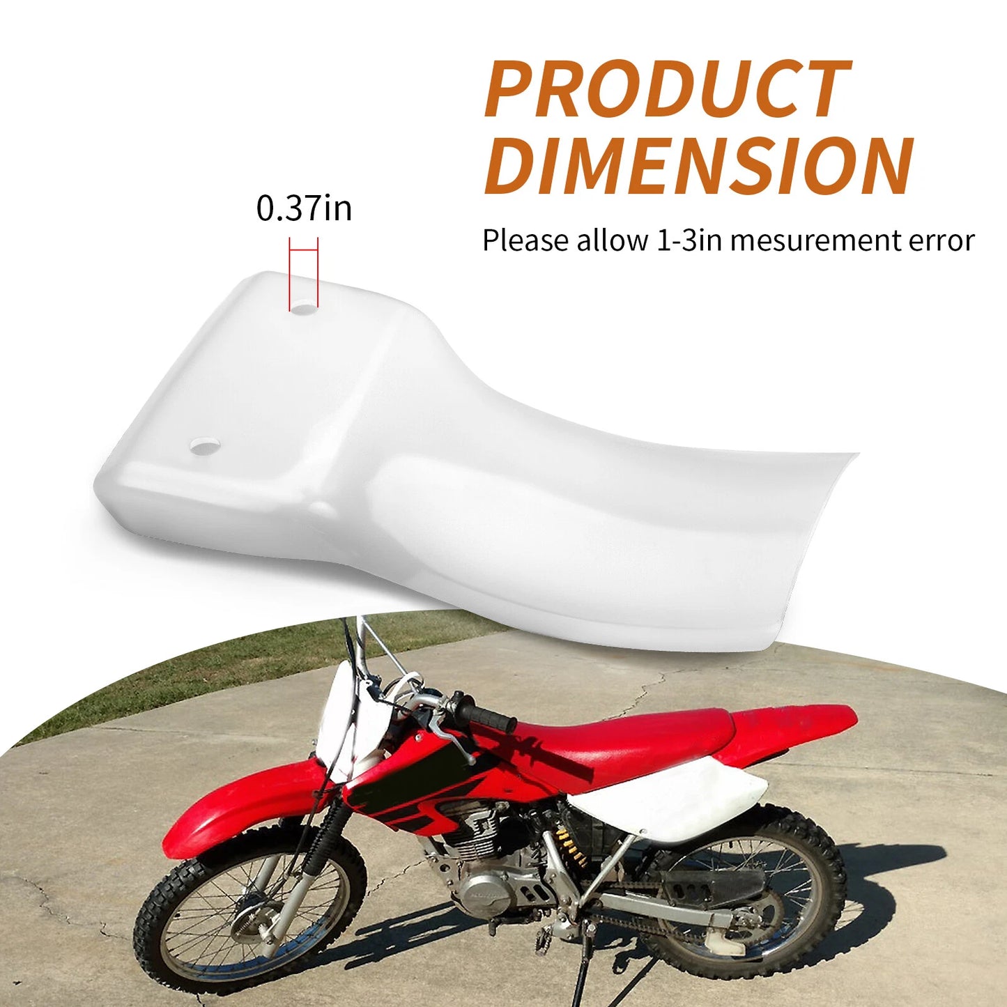 Rear Mud Flap Splash Guard for Honda XR80R/XR100R 2000-2003
