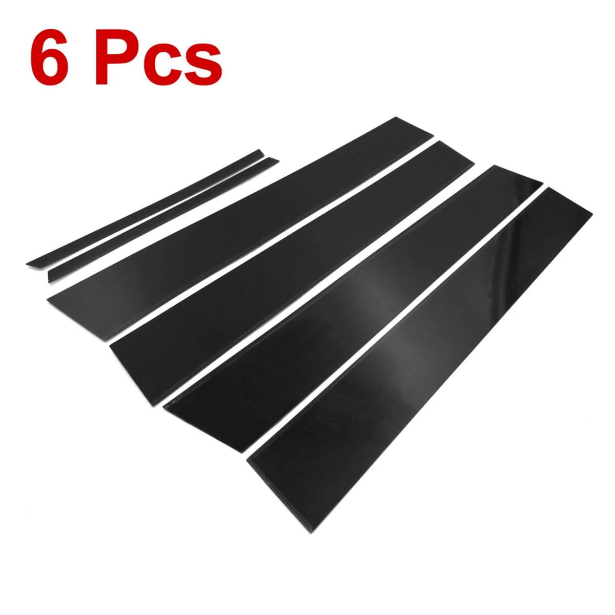 6 x Door Pillar Protector Cover Trim for Toyota Corolla (2014–2018)
