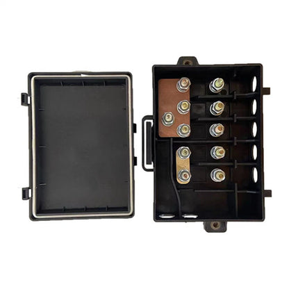 5-Way Bus Bar Fuse Holder 25A-500A for Universal Distribution