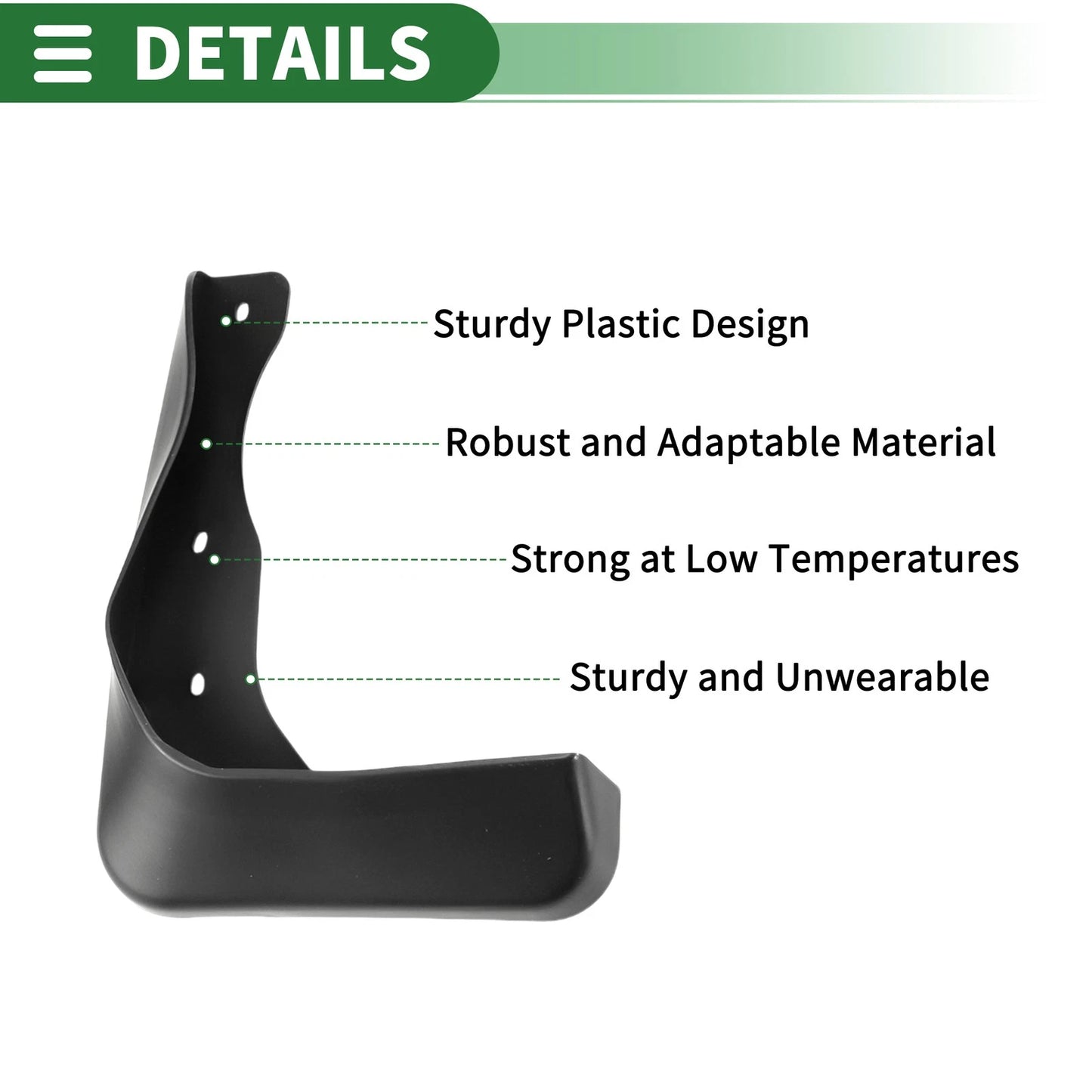 Mud Flaps Splash Guards Front & Rear for Honda Elysion (2012-2015)