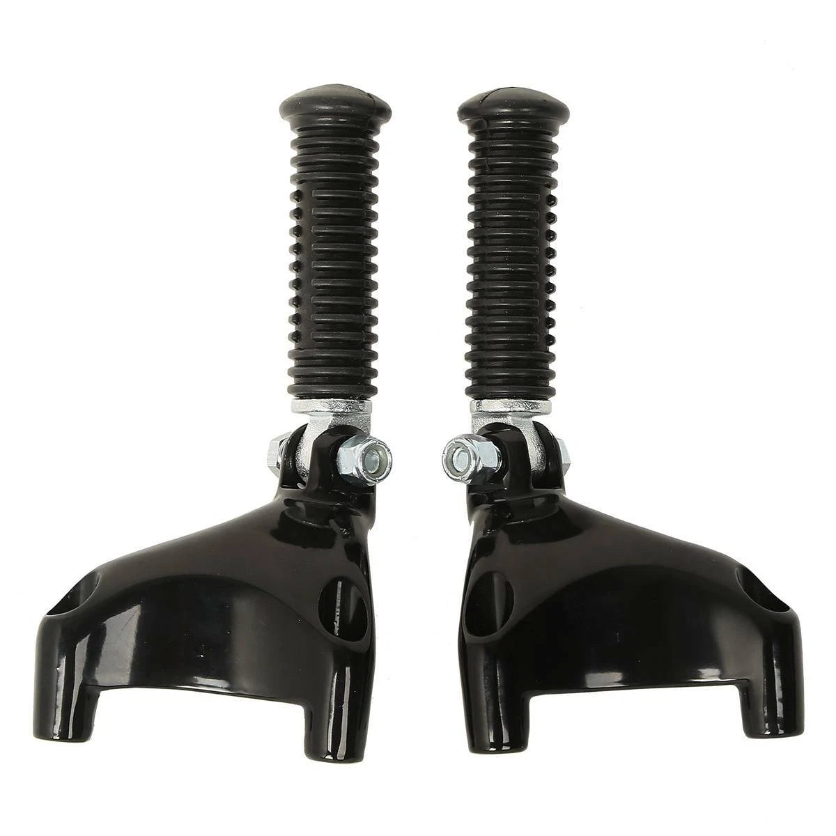 Black Rear Passenger Footpeg Mount Clamp for Harley Sportster 883 1200 (04-13)