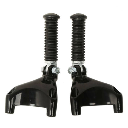 Black Rear Passenger Footpeg Mount Clamp for Harley Sportster 883 1200 (04-13)