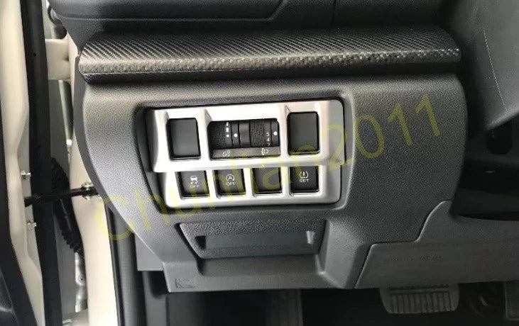 Headlight Switch Frame Cover Trim for 2018-2021 Subaru XV Matte ABS