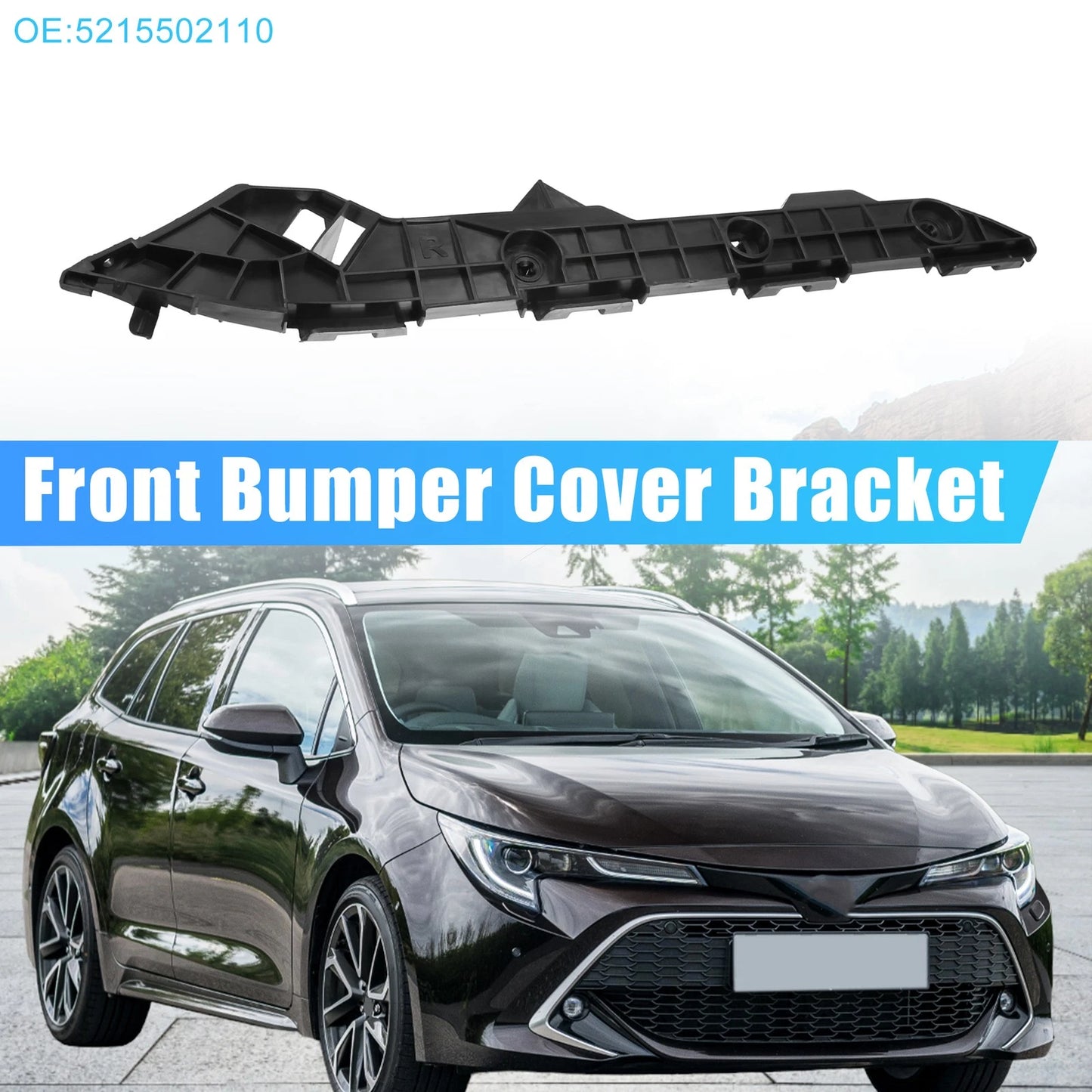 Front Right Bumper Cover Bracket for Toyota Corolla (2009-2013)