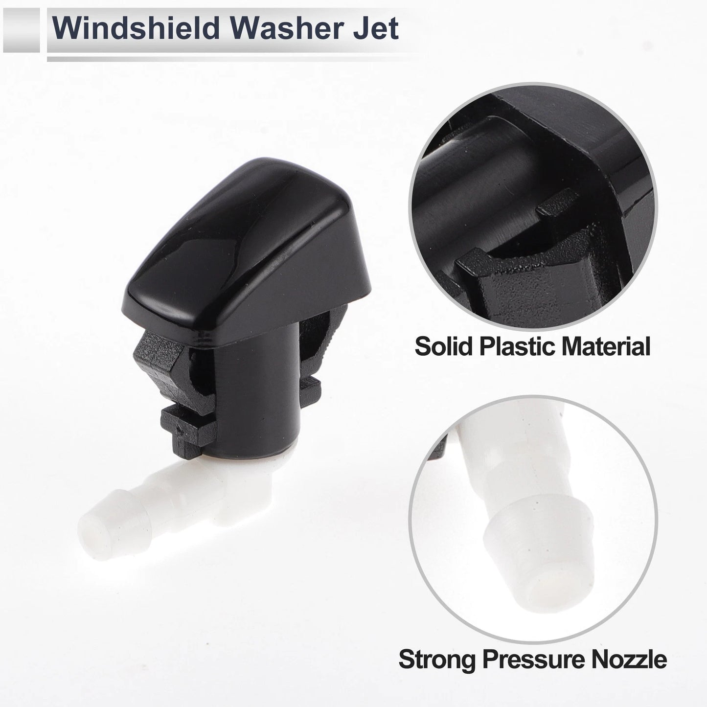 Washer Nozzle w/ 6 Pcs Y Hose Connector for Dodge
