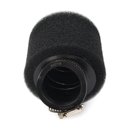 42MM Angled Air Filter for ATV Quad Go Kart CRF XR Pit Dirt Bikes