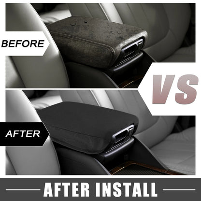 Center Console Armrest Cover for Nissan Sentra (2013-2019) Black