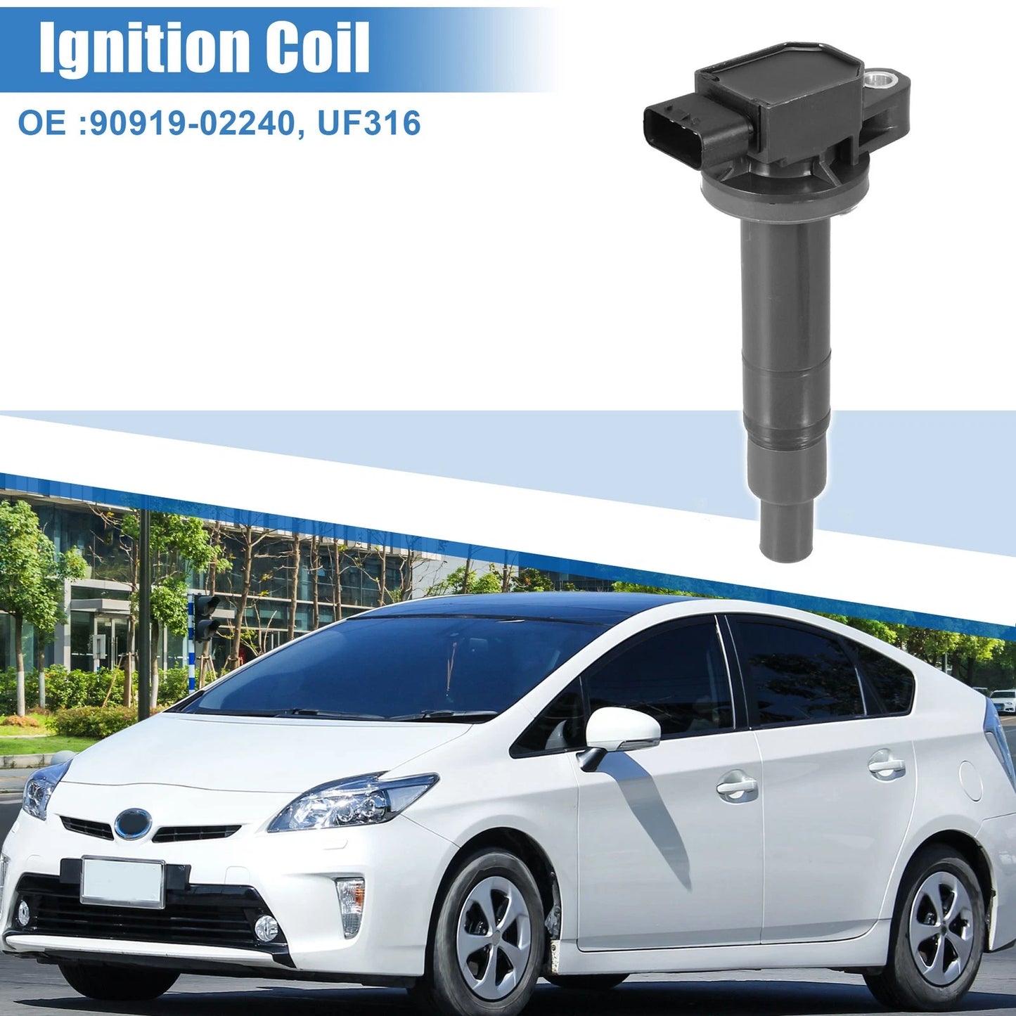 4pcs Ignition Coils for Toyota Echo Base 1.5L L4 (2000-2005)