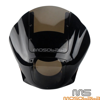 Headlight Fairing Windshield for Harley Softail FXBB Street Bob Dyna XL1200