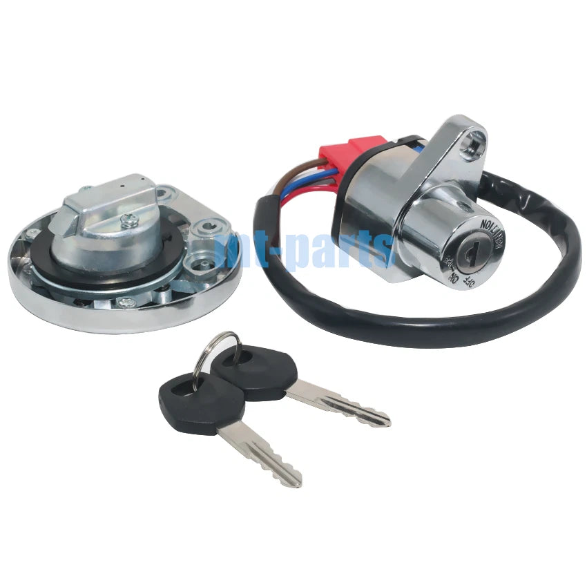 Fuel Gas Cap & Ignition Key Switch Lock for Kawasaki VN400 Vulcan (1996-2003)