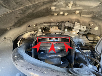 25MM Front Coil Shock Spacers for Ford Ranger T6 PX PXII (2012-2018)