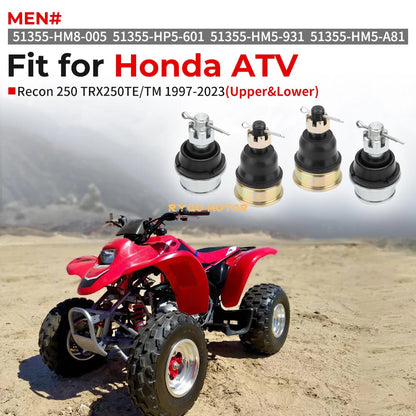 2 x Upper/Lower Ball Joint Kit for Honda TRX 250 Recon