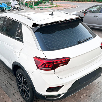 Gloss Black Rear Boot Spoiler Lip for VW T-ROC (2017-2024)