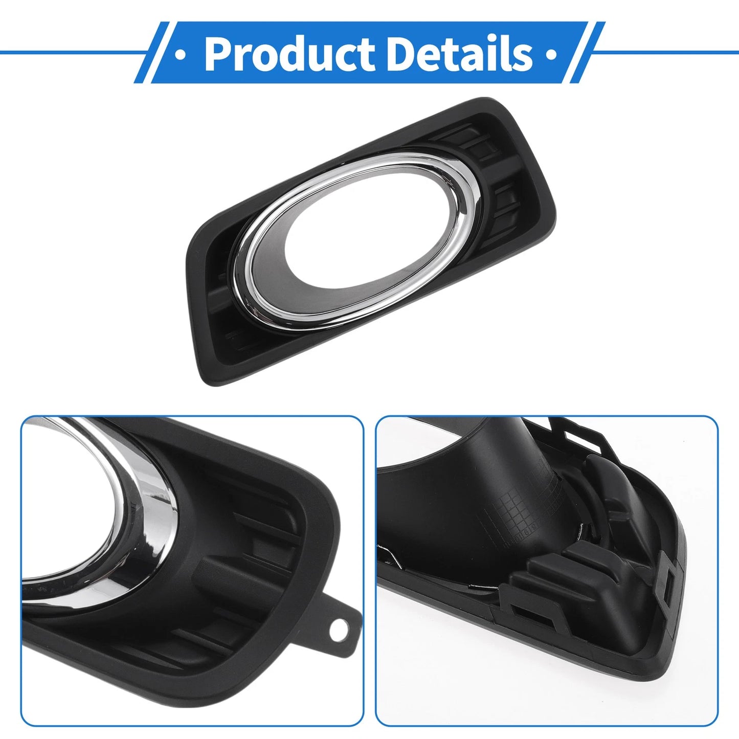 Front Right Fog Light Grill for Honda Civic (2012-2014)