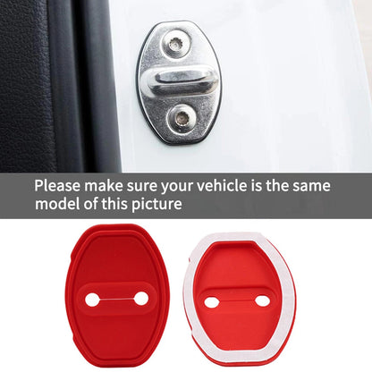 Blk Door Lock Protective Cover for Audi A3 A4 TT S3 S4 VW Golf Passat Tiguan