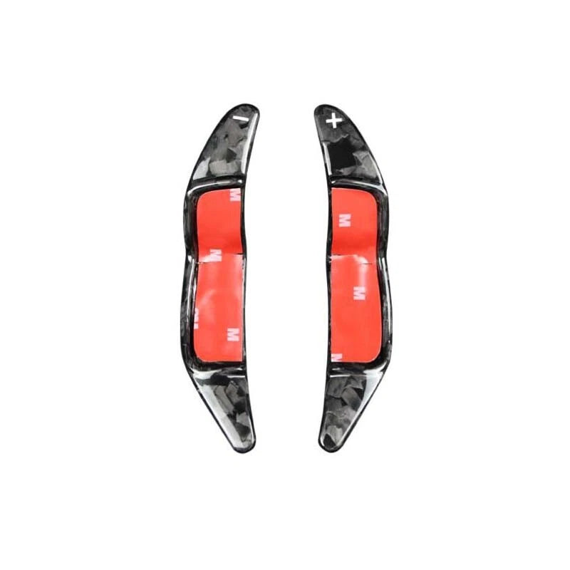Carbon Fiber Steering Wheel Shifter Paddle Extension Fit For Mini Cooper R56 LCI