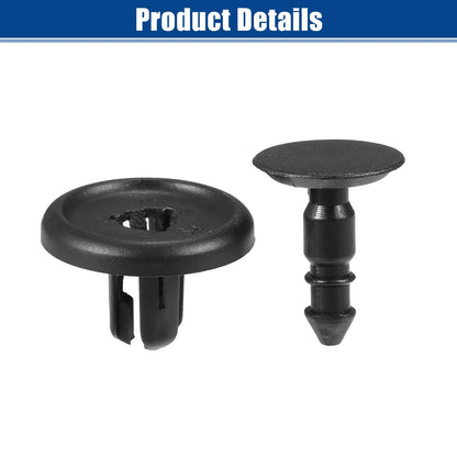 40 Pcs Front Fender Clips Rivets for Toyota