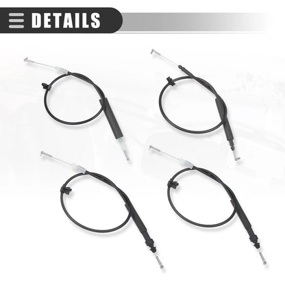 4pcs Front Inside Door Lock Cables for Honda Accord (2003-2007)