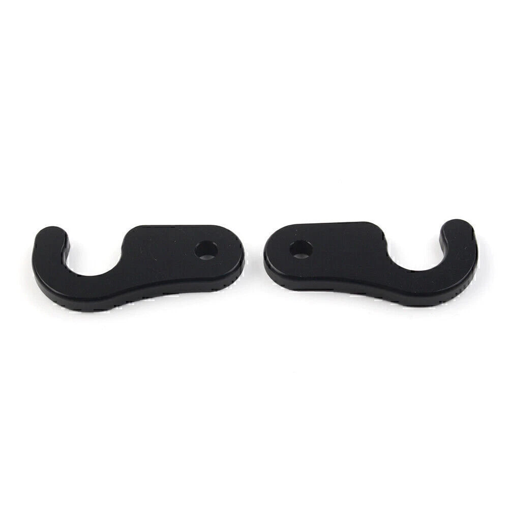 Black Sun Visor Clips for Jeep Wrangler, Gladiator (2018-2023)