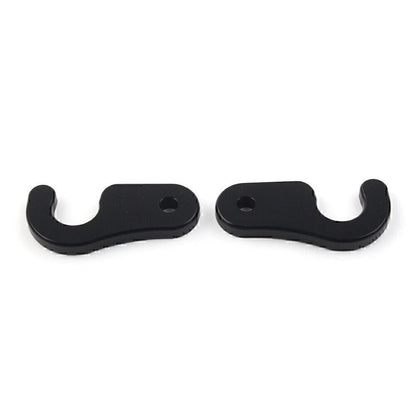 Black Sun Visor Clips for Jeep Wrangler, Gladiator (2018-2023)