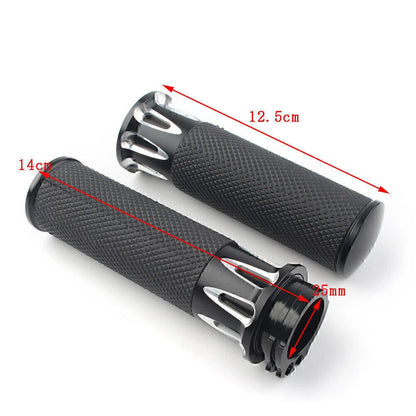 1'' Handle Bar Hand Grip for Harley Touring, Street Glide, Softail, Dyna