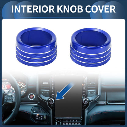 Knob Cover for Dodge Ram (19-21) Blue  Covers